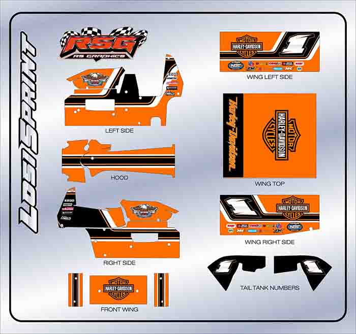 LS 1001 #1 Losi Sprint Wrap