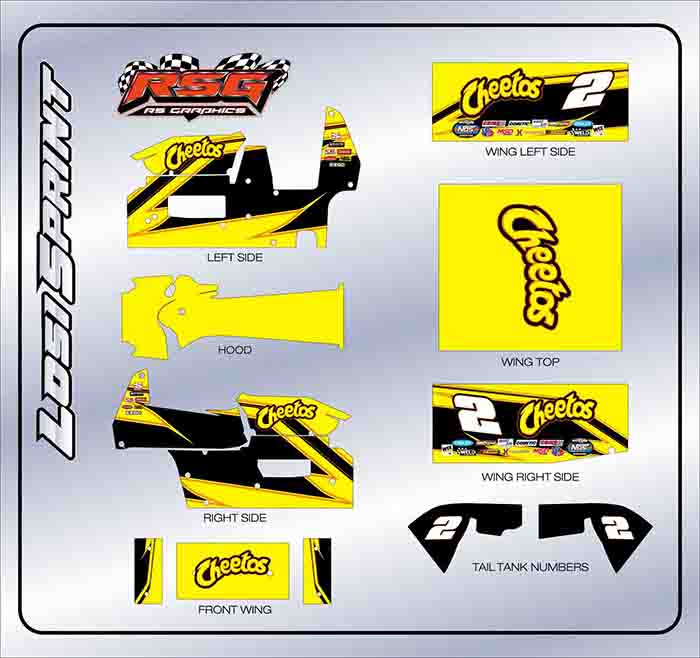 LS 1014 #2 Losi Sprint Wrap