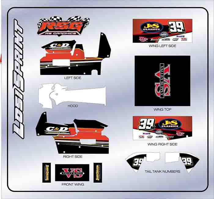 LS 1015 #39 Losi Sprint Wrap