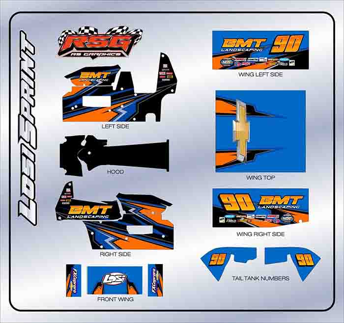 LS 1012 #90 Losi Sprint Wrap
