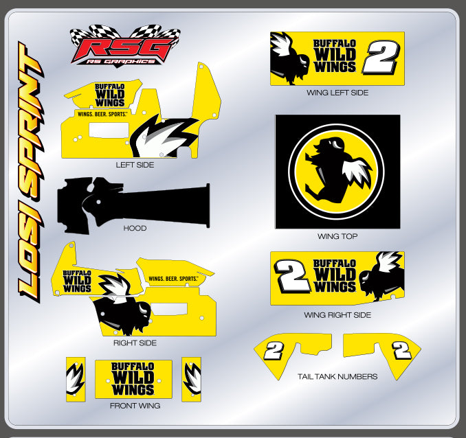 LS 1024 #2 Losi Sprint Wrap