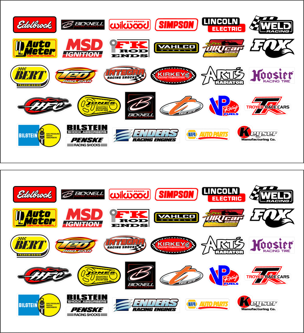 Contingency Sponsor Decals
